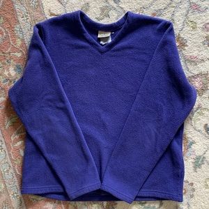 Vintage L.L. Bean Fleece V-Neck